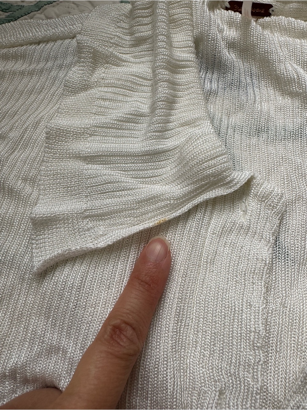 Free People Ribbed Button-Up Top - Picture 3 of 7